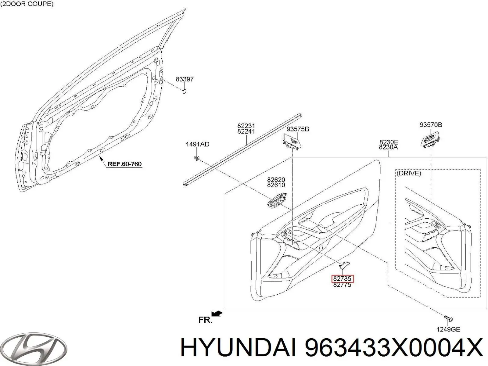  963433X0004X Hyundai/Kia