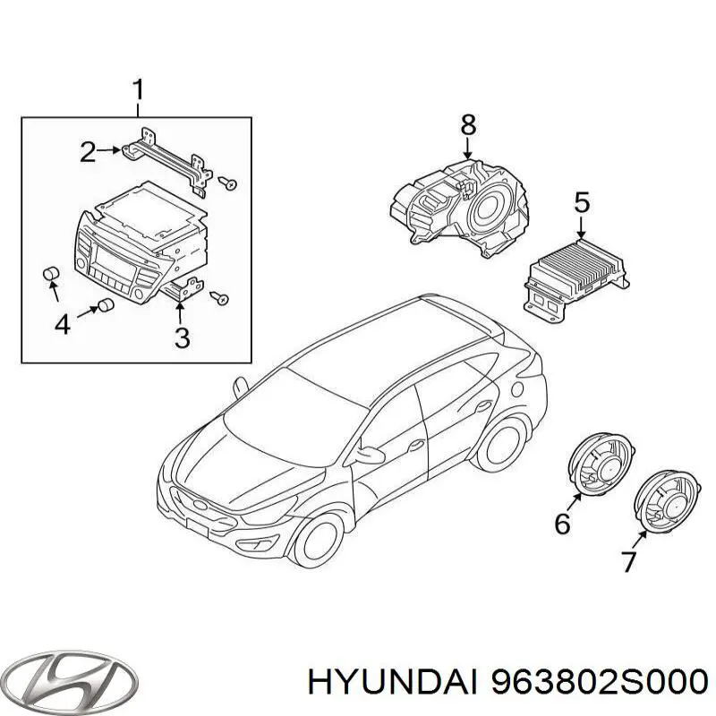  963802S000 Hyundai/Kia