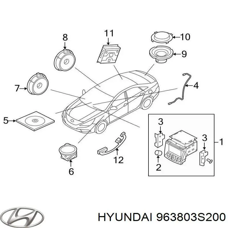  963803S200 Hyundai/Kia