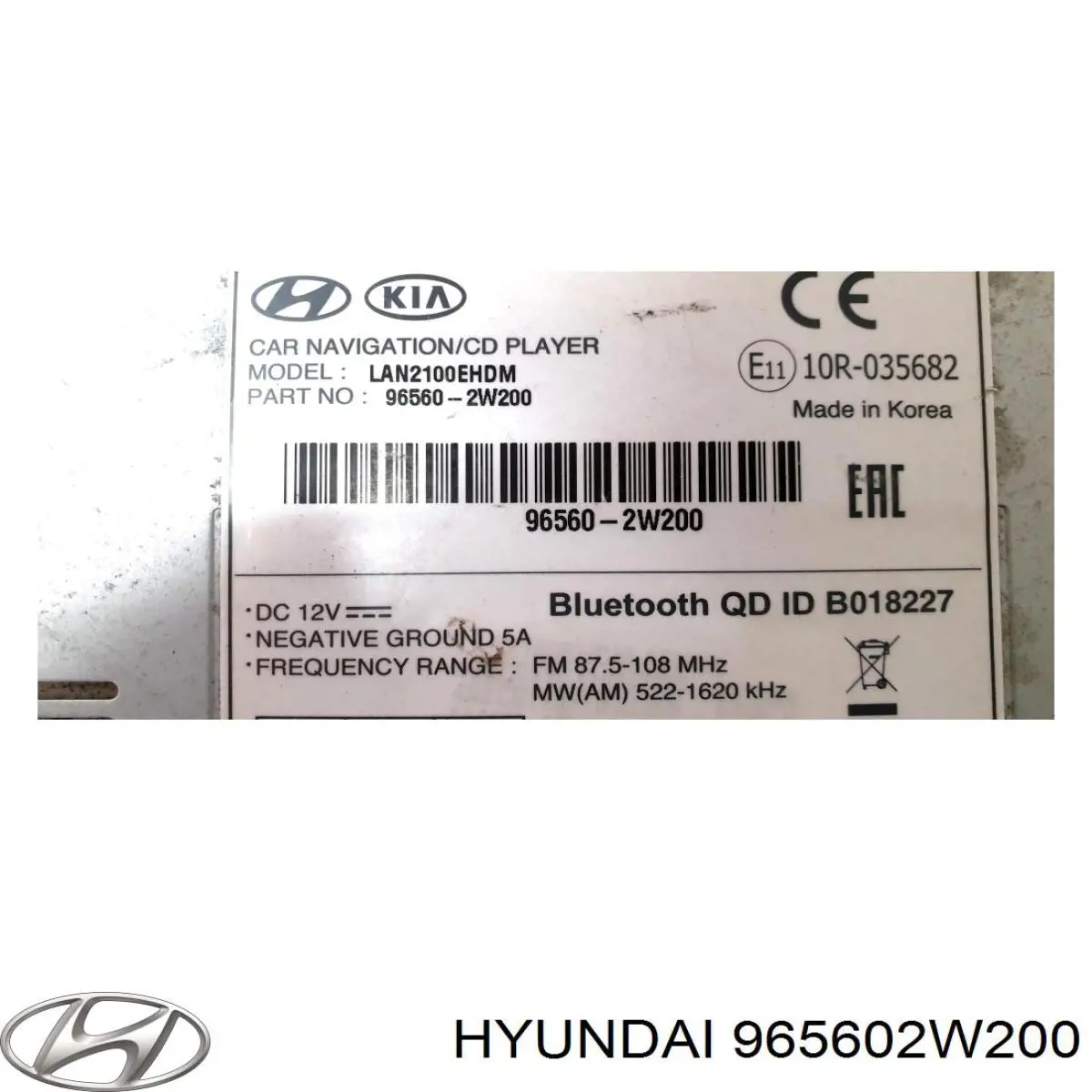 965602W200 Hyundai/Kia 