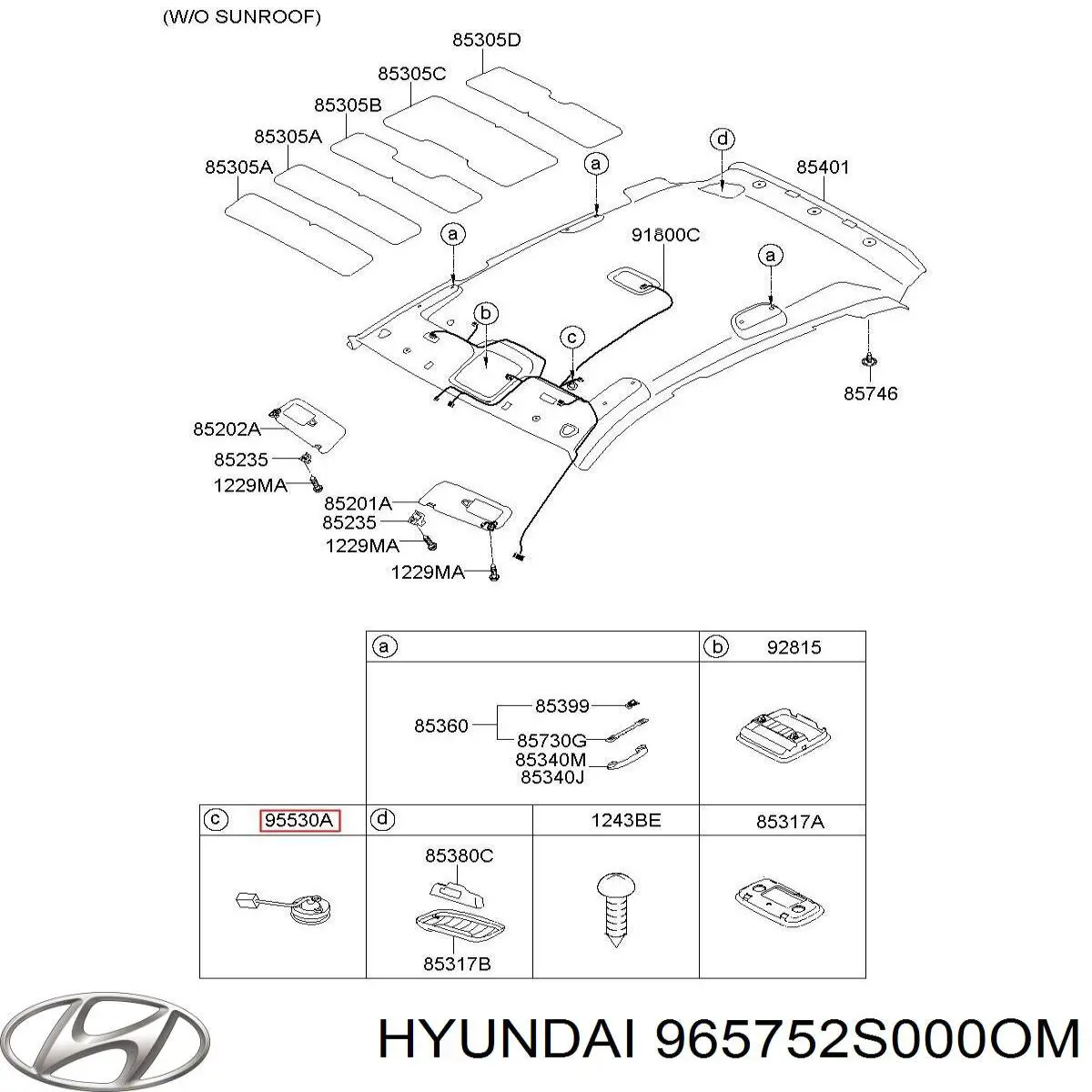 965752S000OM Hyundai/Kia 