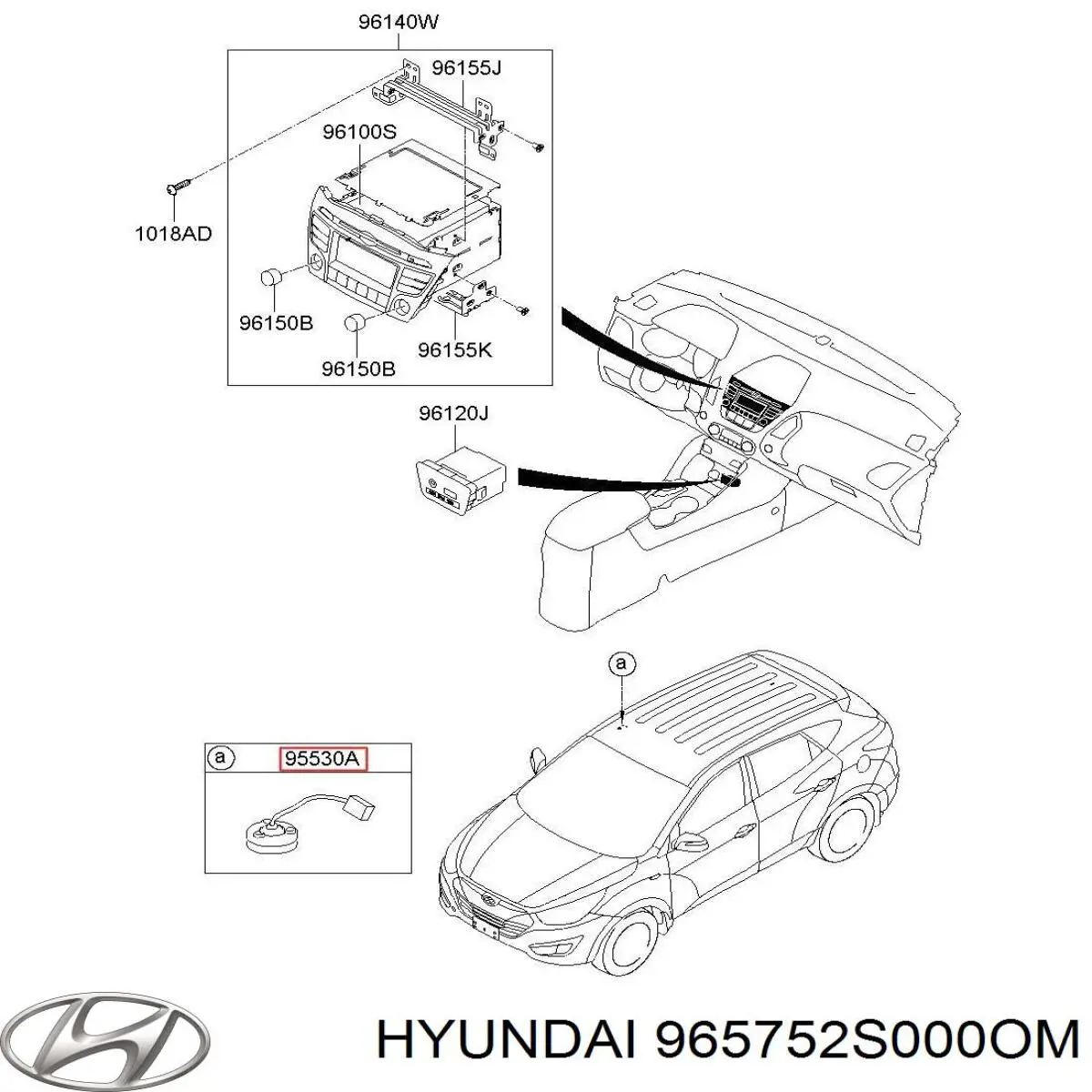  Hyundai/Kia 965752S000OM цена, от 30.41 USD
