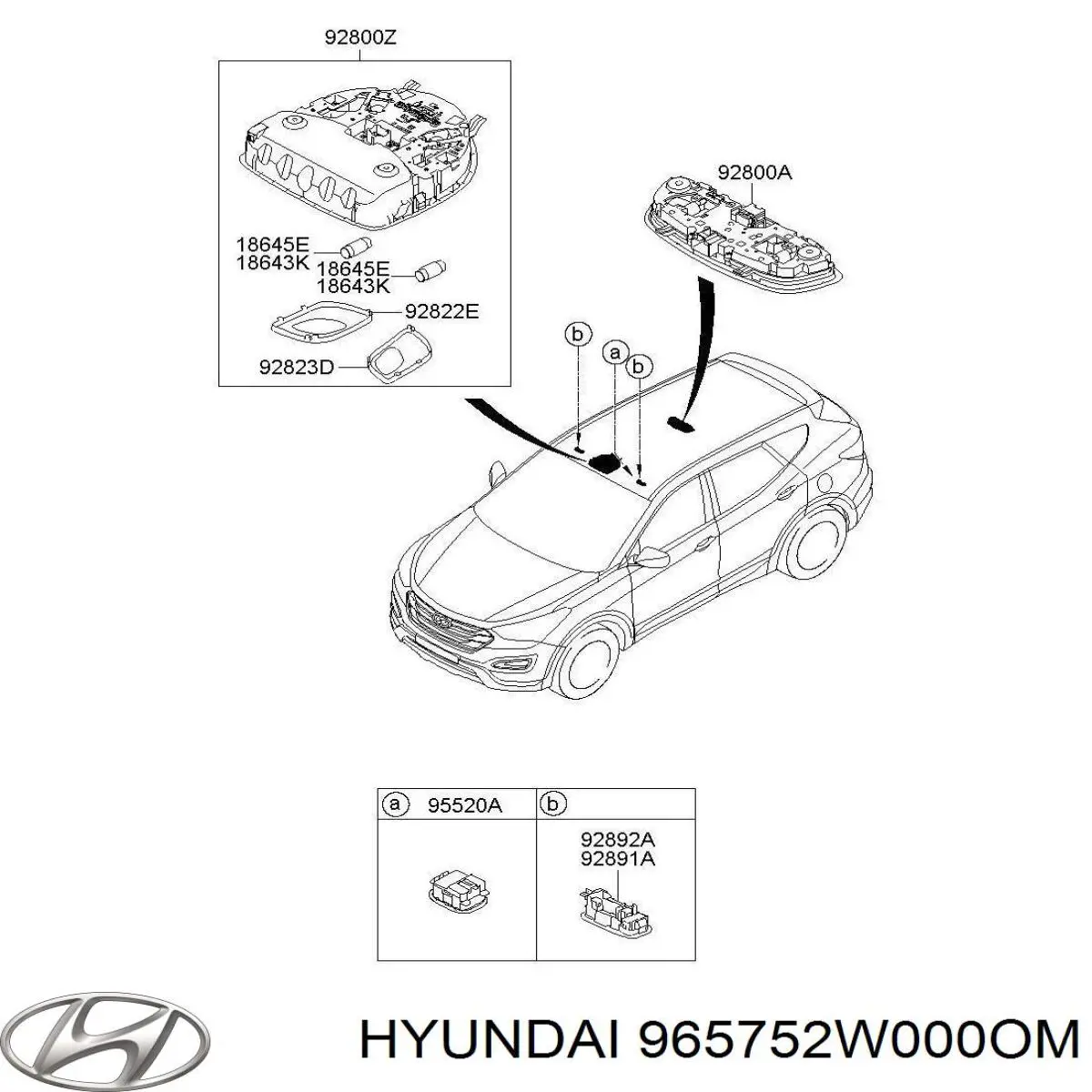  965752W000OM Hyundai/Kia