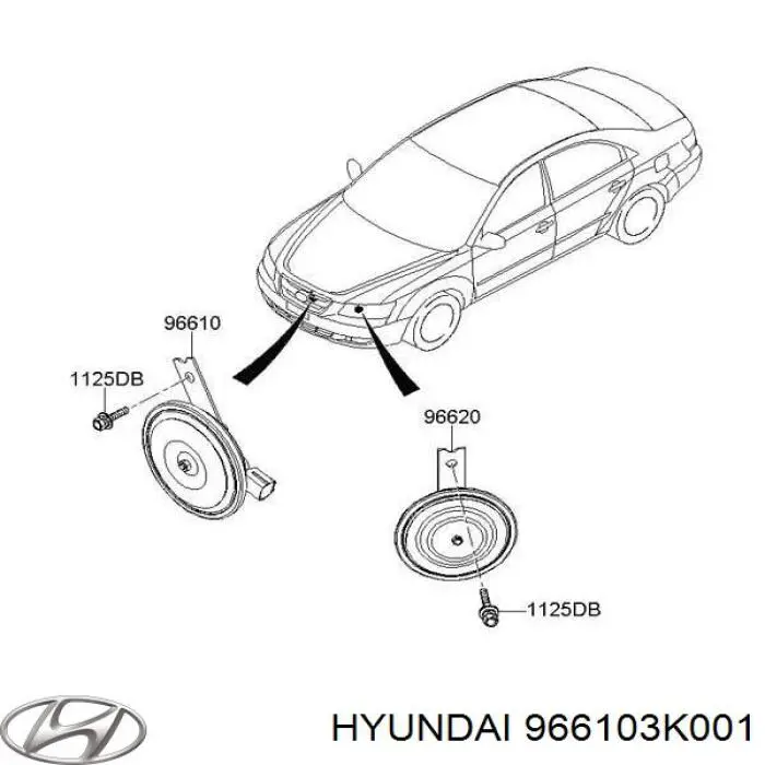 966103K001 Hyundai/Kia 