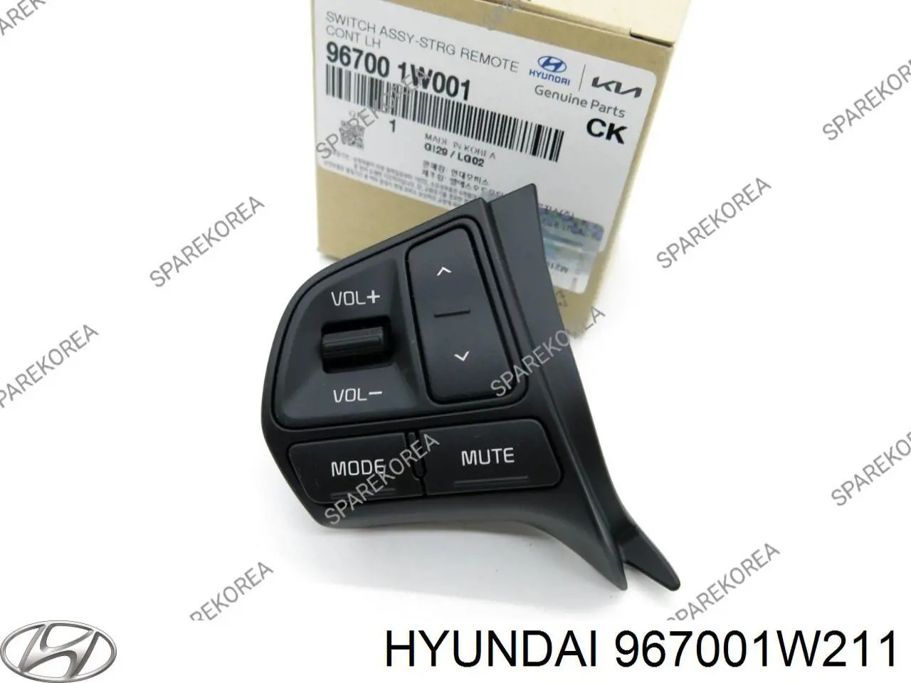 Купить 967001W211 Hyundai/Kia Блок кнопочных переключателей рулевого колеса