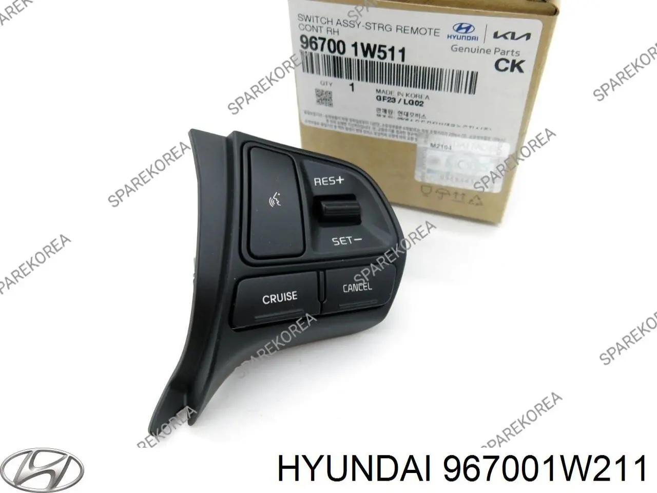 Блок кнопочных переключателей рулевого колеса Hyundai/Kia 967001W211 цена, от 51.94 USD