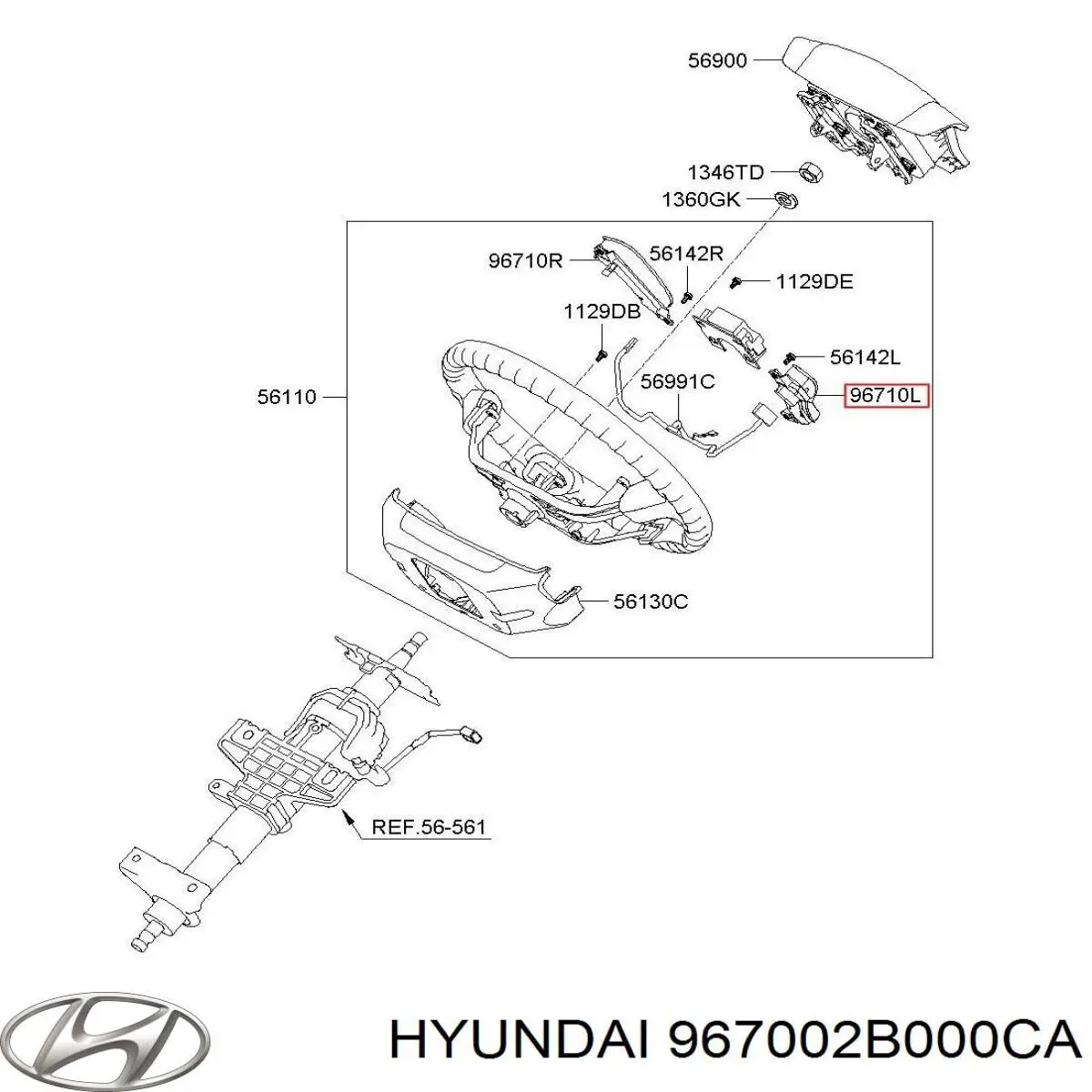 967002B000CA Hyundai/Kia 