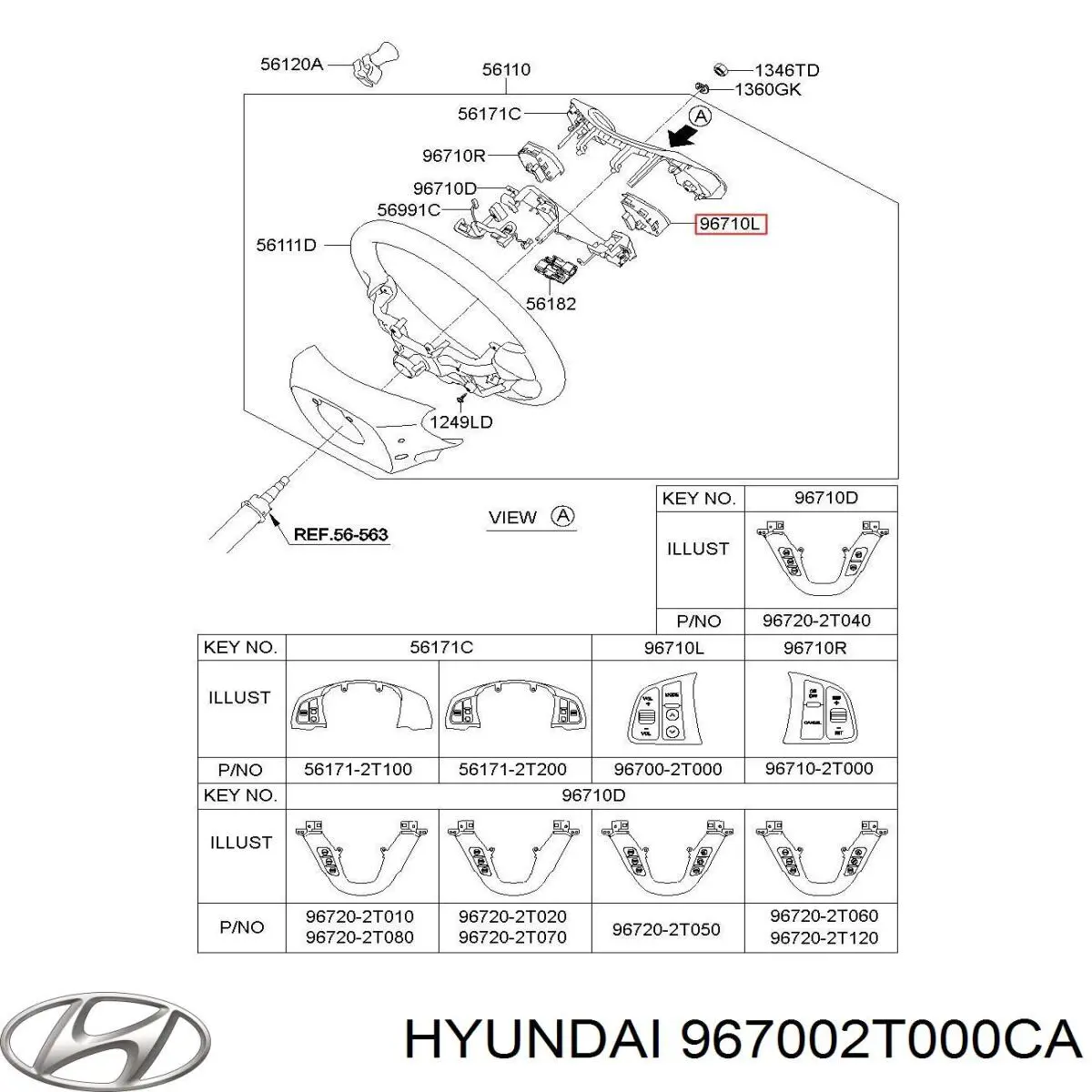  967002T000 Hyundai/Kia