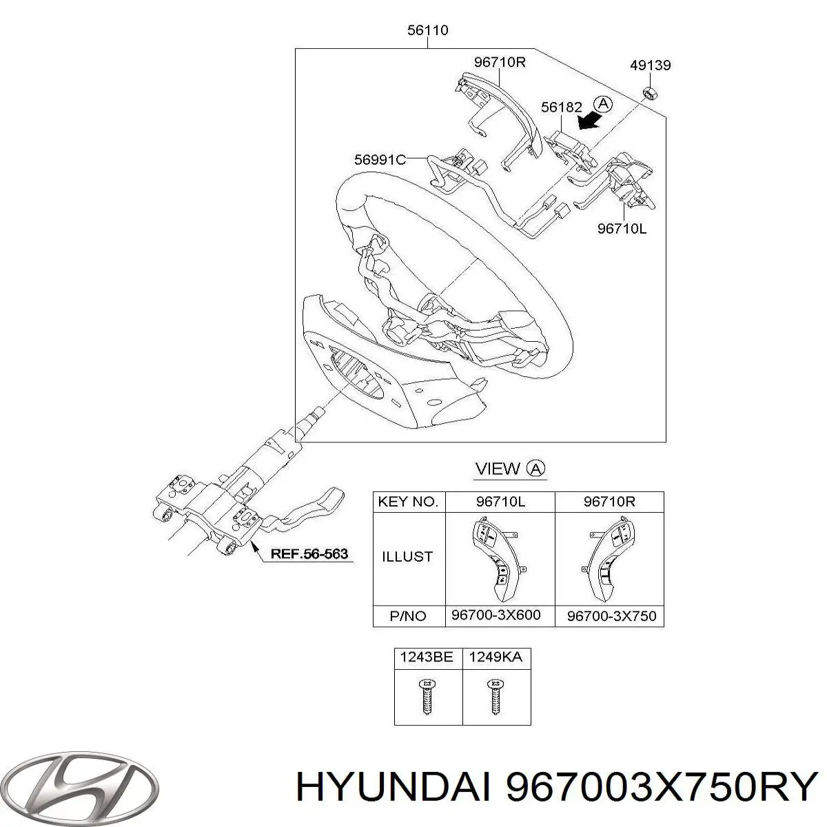 967003X750RY Hyundai/Kia 