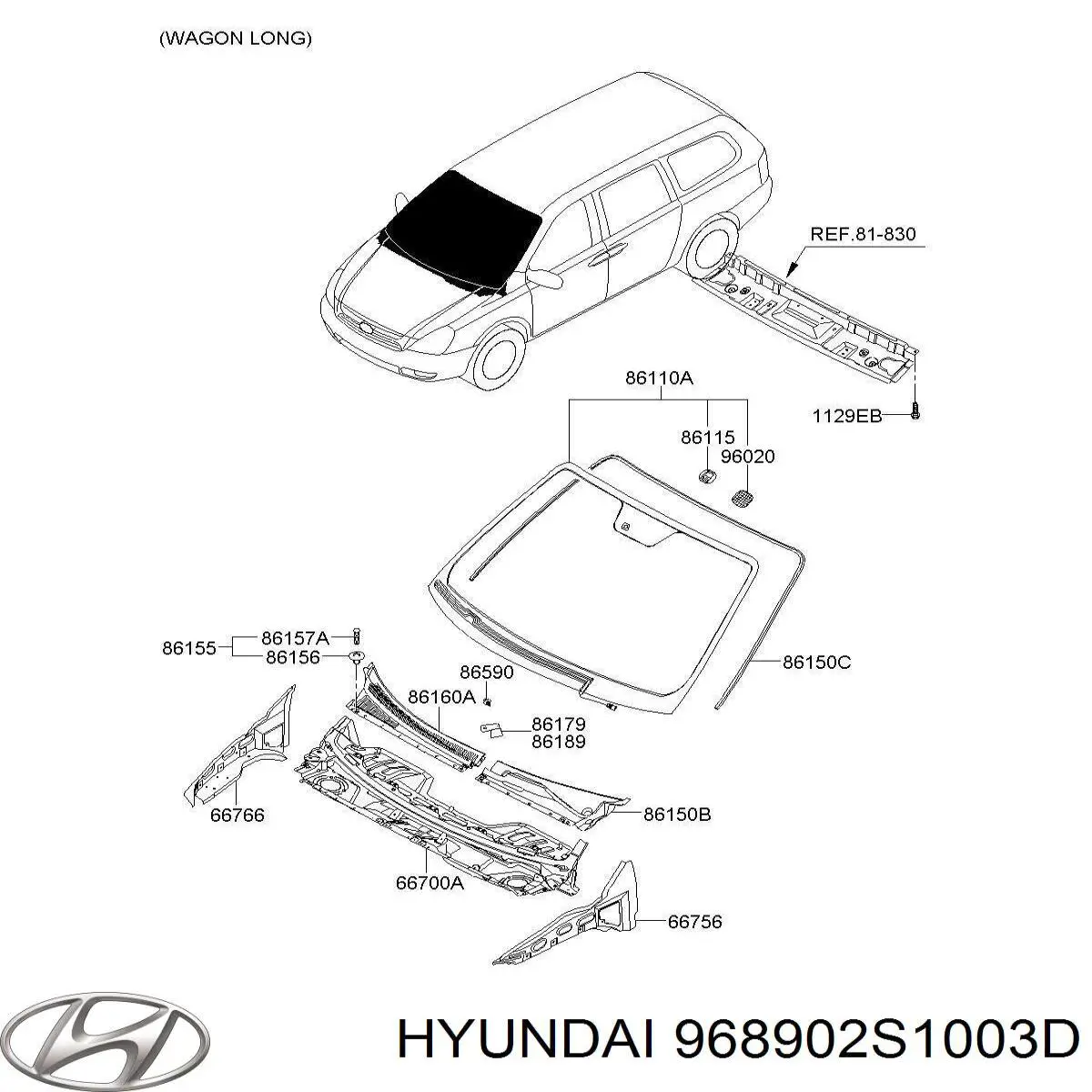 Датчик сигнализации парковки (парктроник) задний боковой Hyundai/Kia 968902S1003D цена, от 60.94 USD