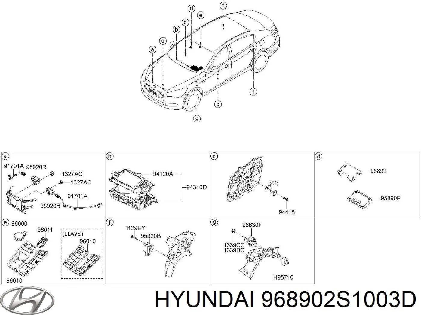  968902S1003D Hyundai/Kia