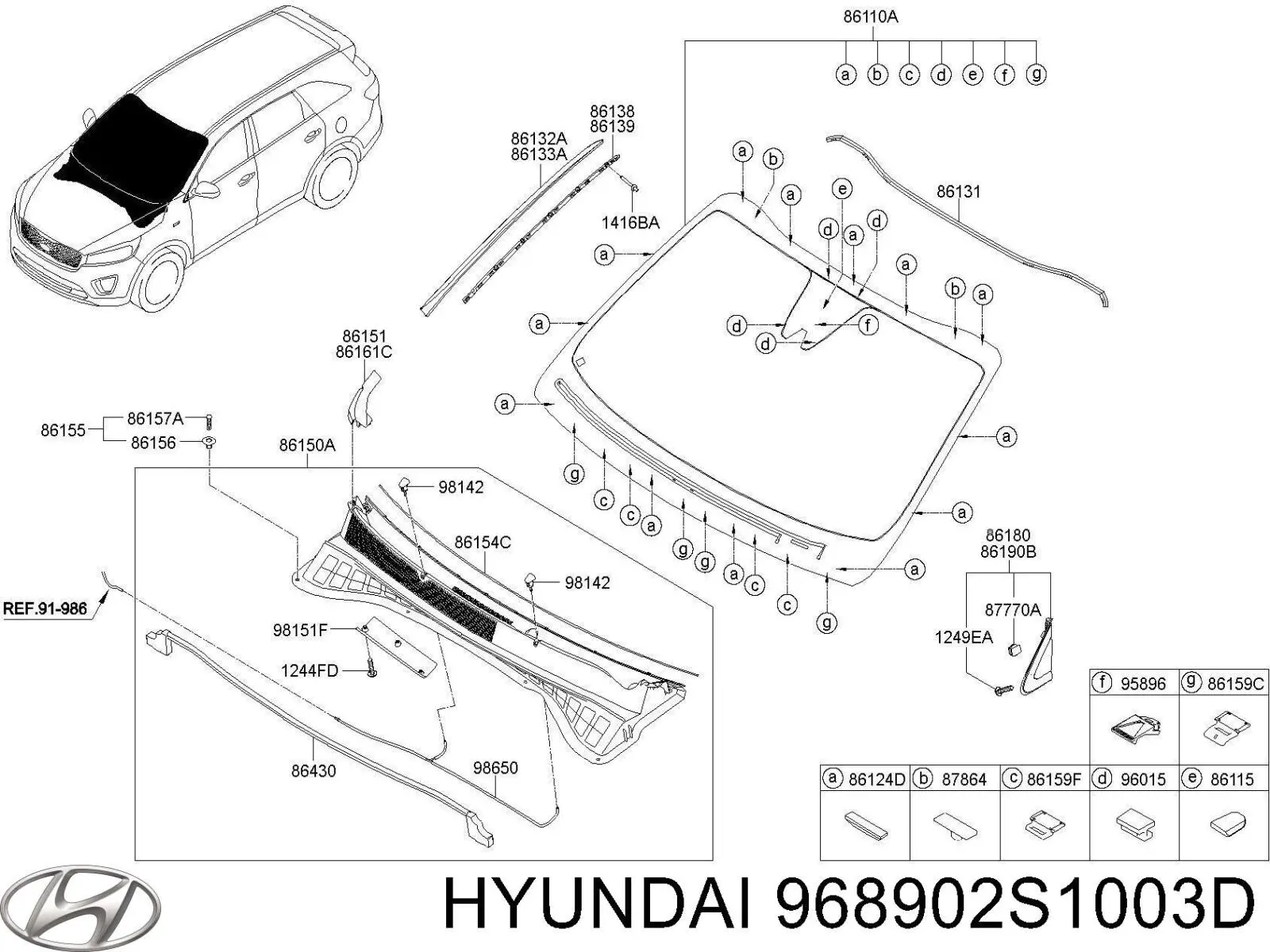 Купить 968902S1003D Hyundai/Kia Датчик сигнализации парковки (парктроник) задний боковой