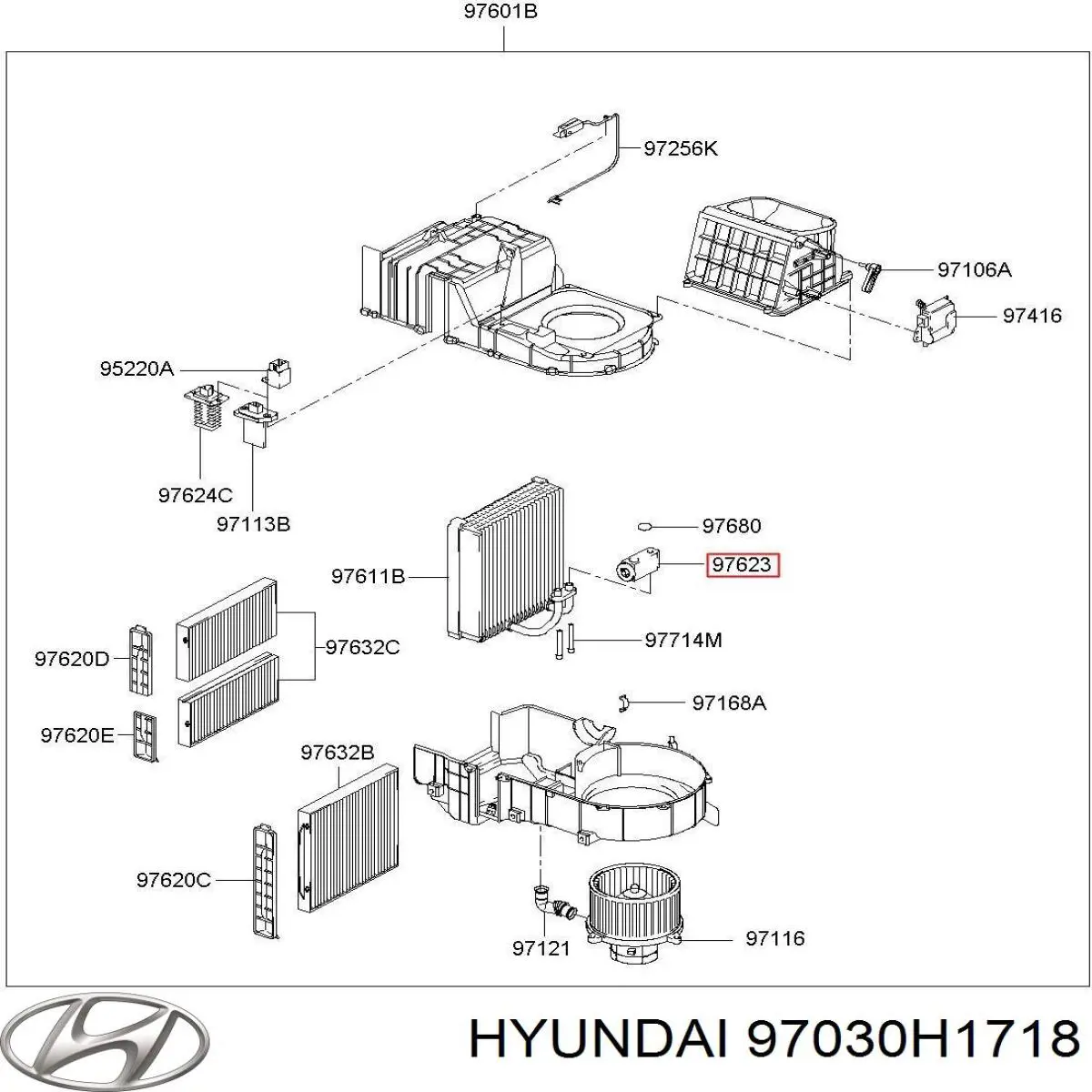 97030H1718 Hyundai/Kia 