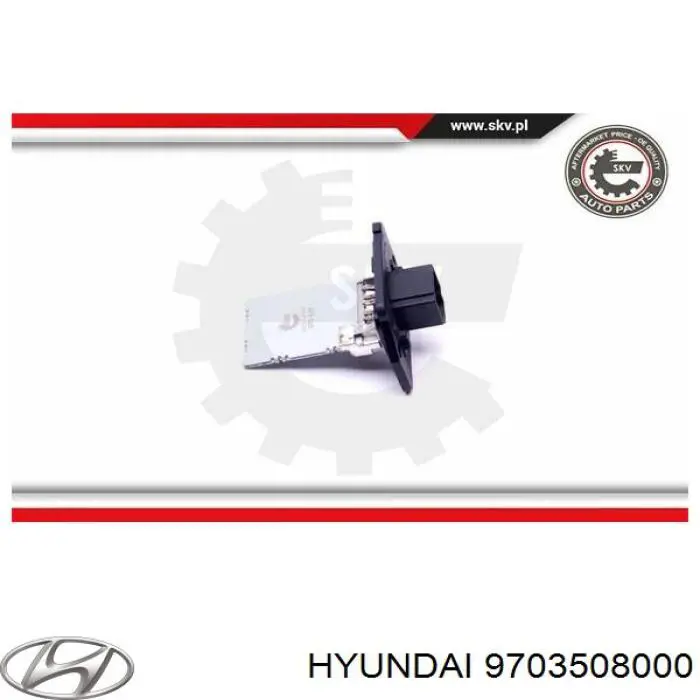 Купить 9703508000 Hyundai/Kia Регулятор оборотов вентилятора печки