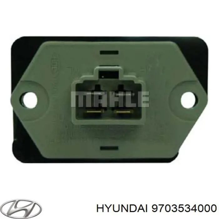 Купить 9703534000 Hyundai/Kia Регулятор оборотов вентилятора печки
