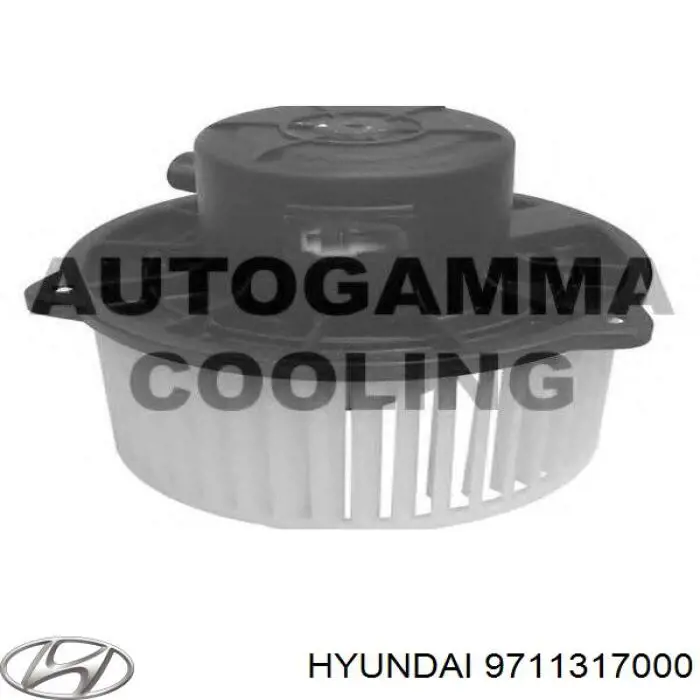 Мотор вентилятора печки (отопителя салона) на Hyundai Matrix FC
