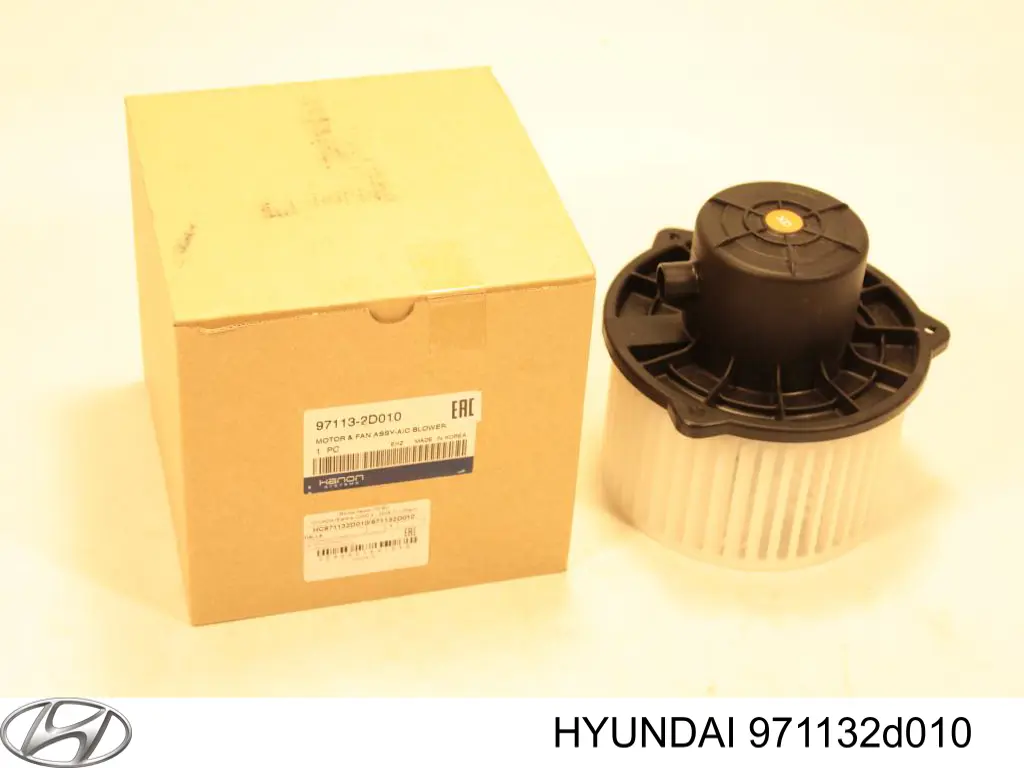 Мотор вентилятора печки (отопителя салона) HYUNDAI 971132D010