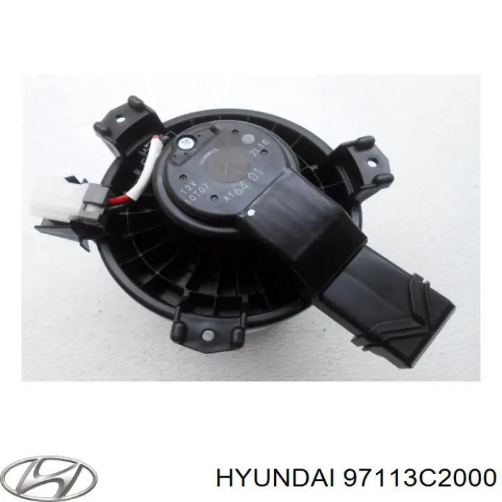 Мотор вентилятора печки (отопителя салона) на Hyundai Sonata LF