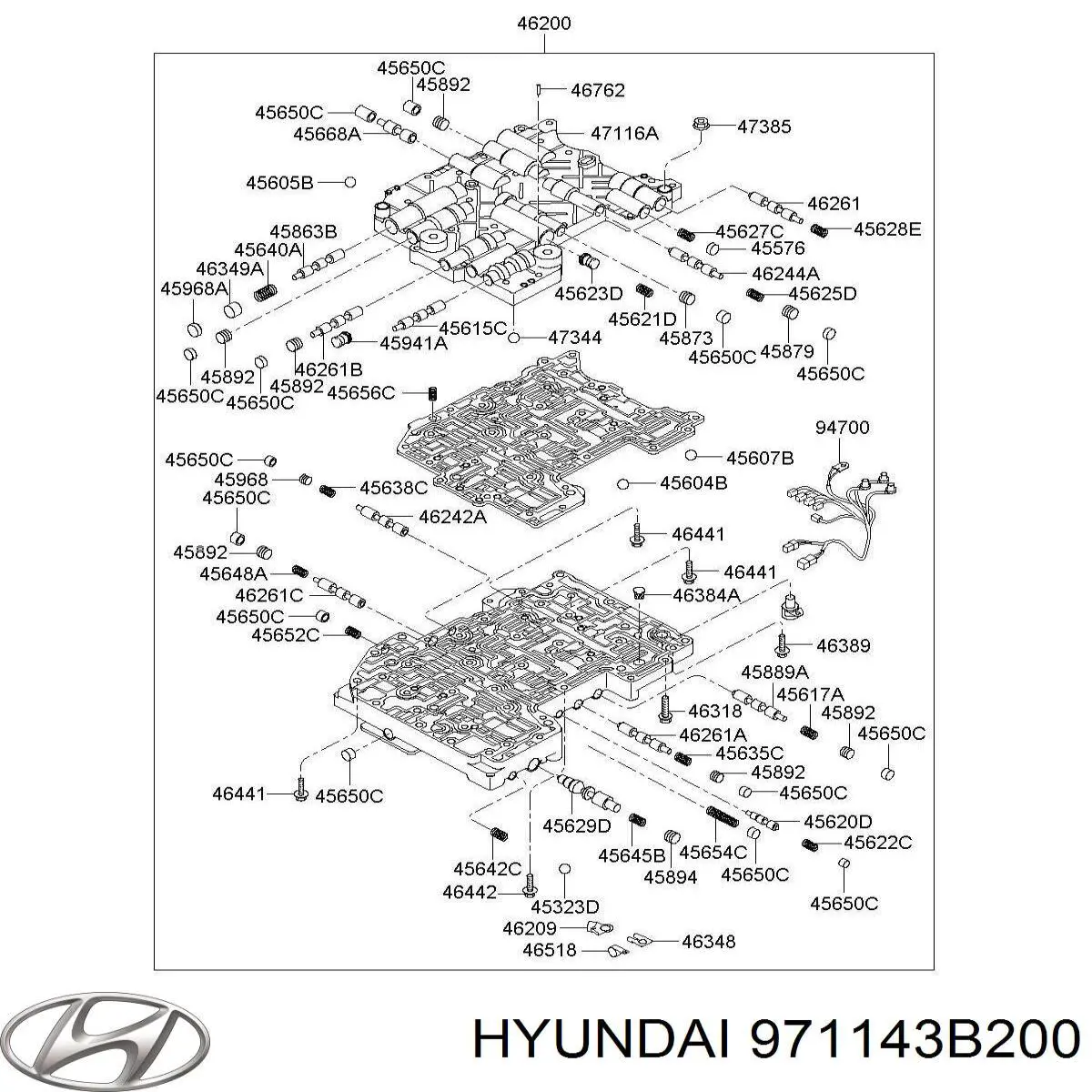 Воздушный фильтр салона Hyundai/Kia 971143B200