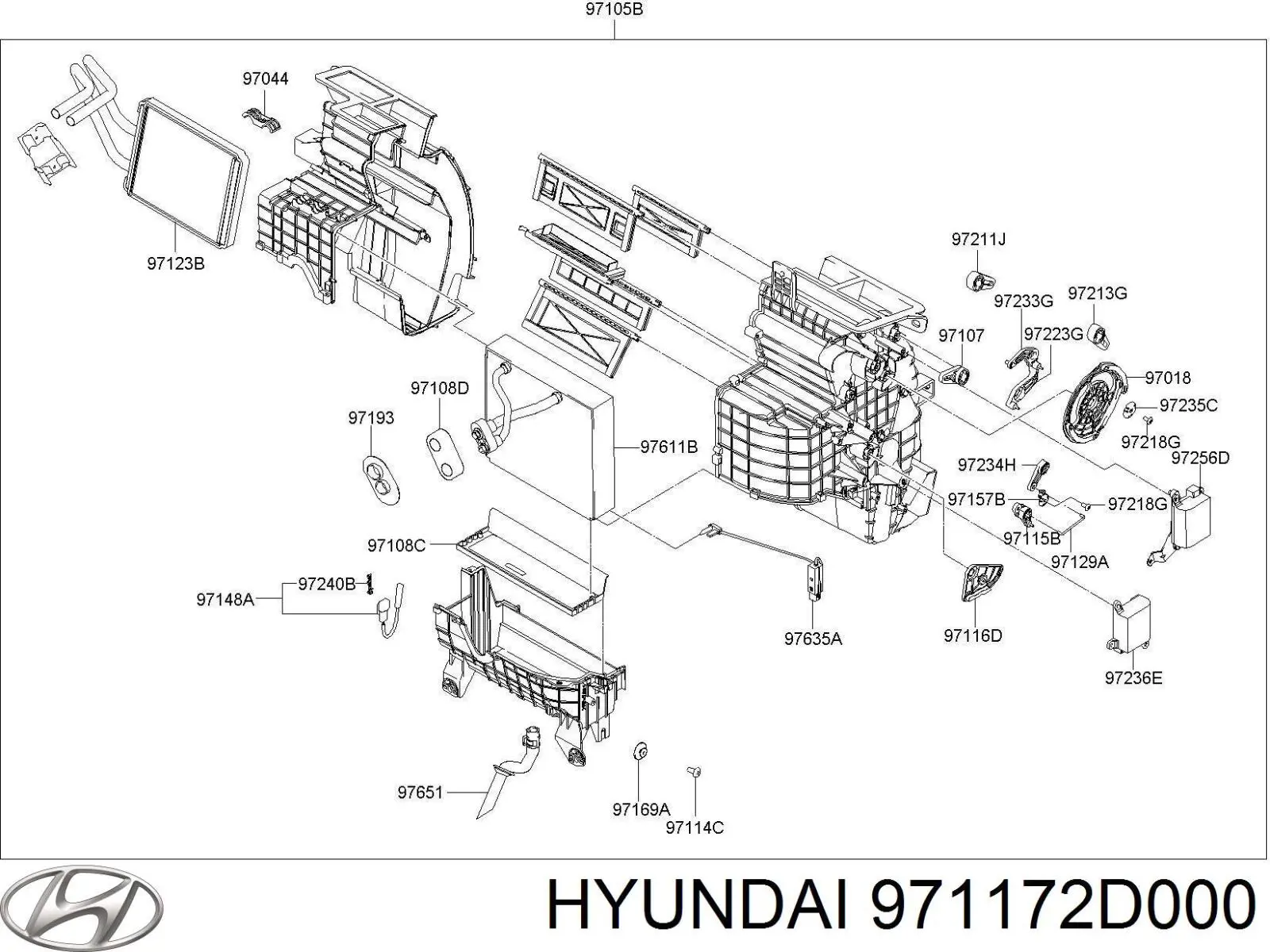  971172D000 Hyundai/Kia