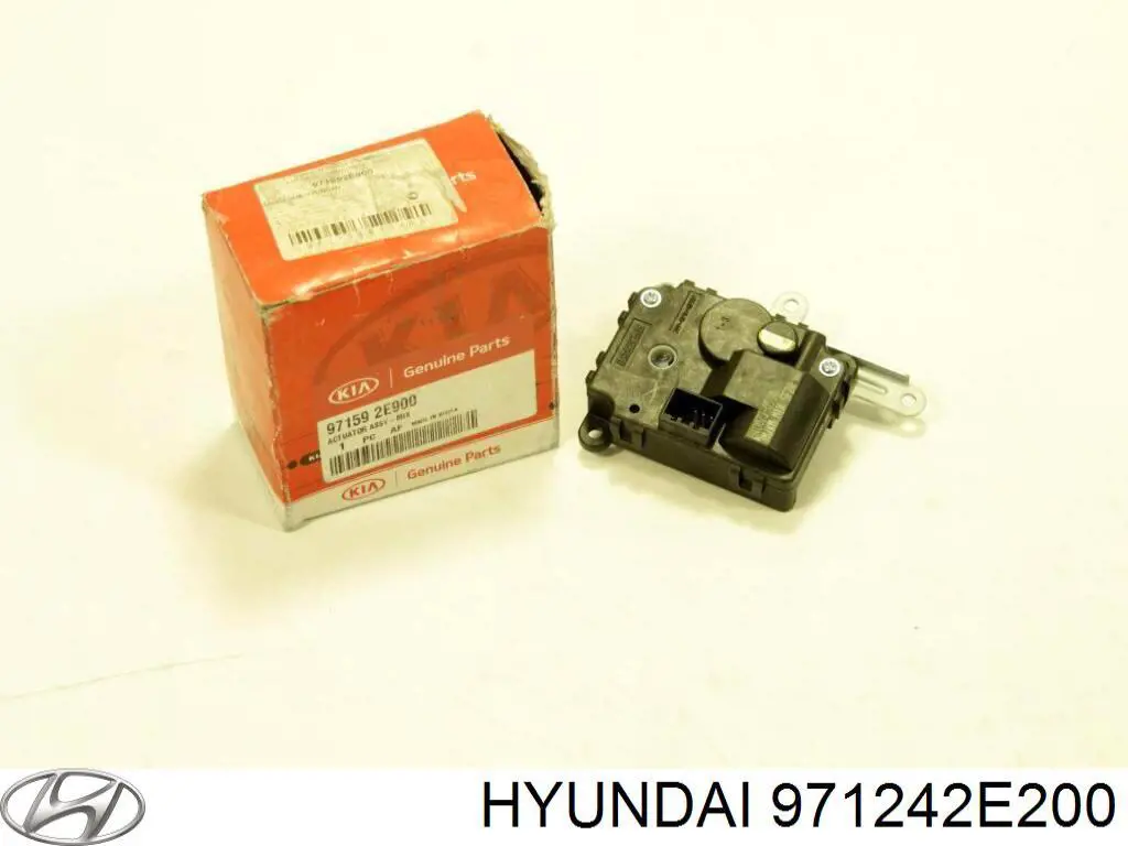Привод заслонки печки Hyundai/Kia 971242E200
