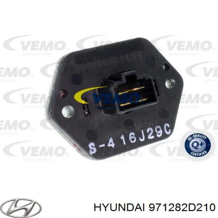 971282D210 Hyundai/Kia резистор (сопротивление вентилятора печки (отопителя салона))