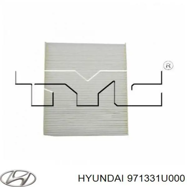 Купить 971331U000 Hyundai/Kia Фильтр салона угольный