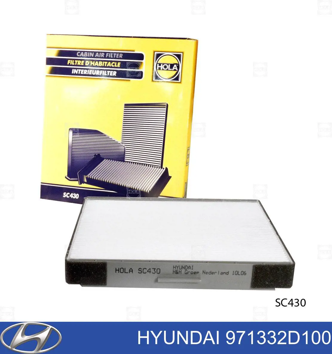 Фильтр салона 971332D100 Hyundai/Kia
