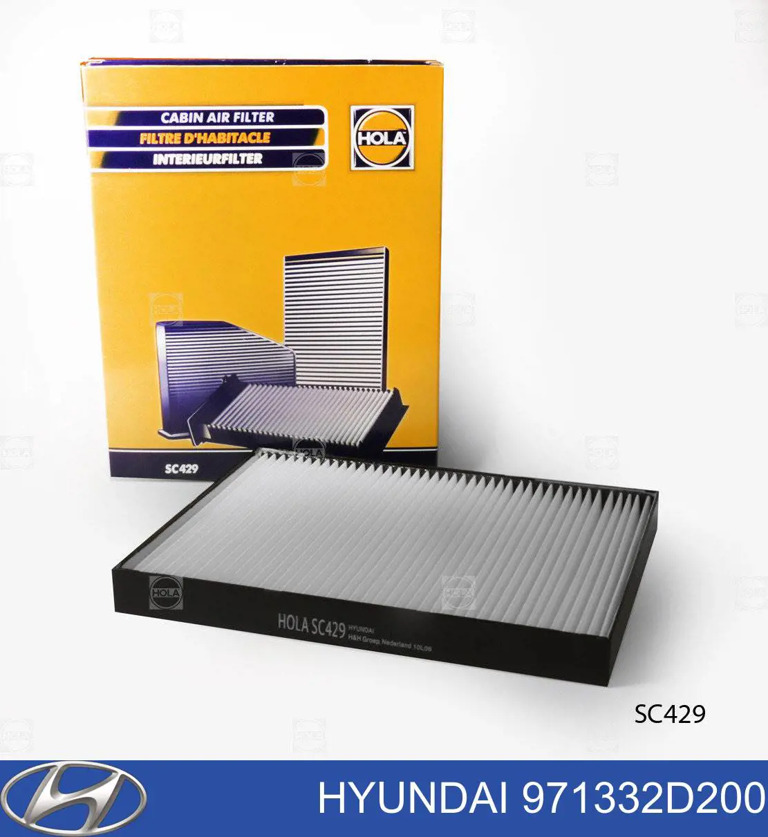 Фильтр воздушный отопителя Hyundai/Kia 971332D200 цена, от 4.09 USD