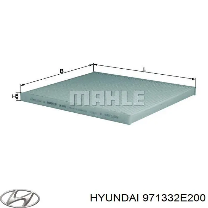 971332E200 Hyundai/Kia Внутрисалонный фильтр