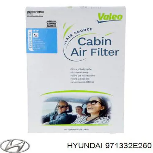 Фильтр воздушный отопителя Hyundai/Kia 971332E260 цена, от 3.93 USD