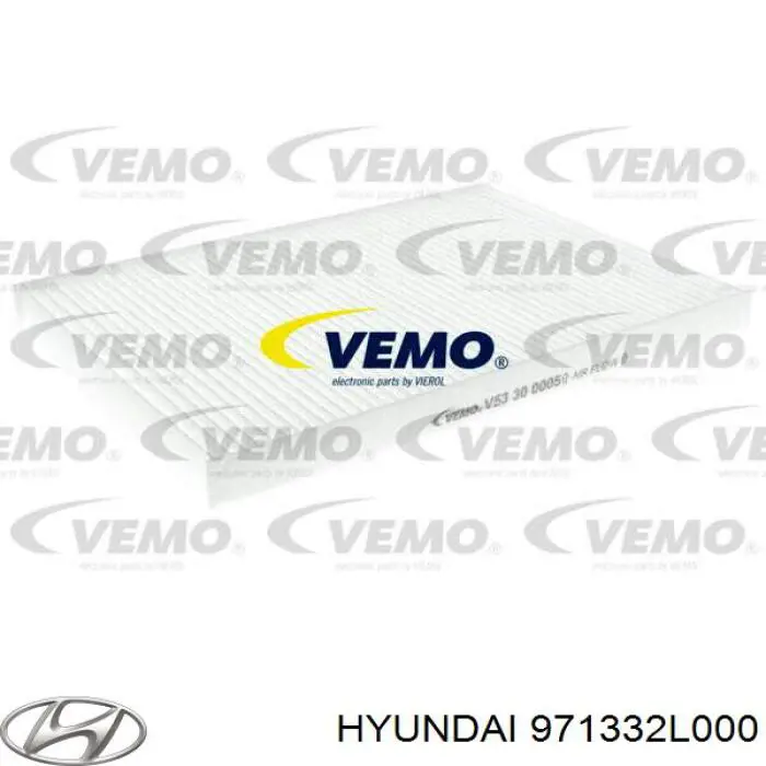 Воздушный фильтр салона Hyundai/Kia 971332L000