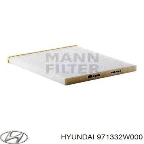 Воздушный фильтр салона Hyundai/Kia 971332W000