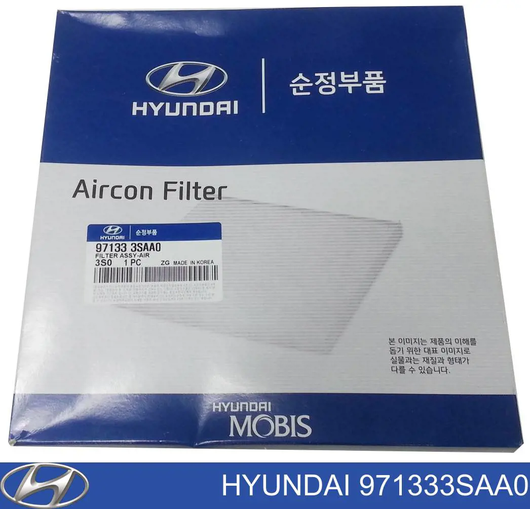 971333SAA0 Hyundai/Kia filtro de salão