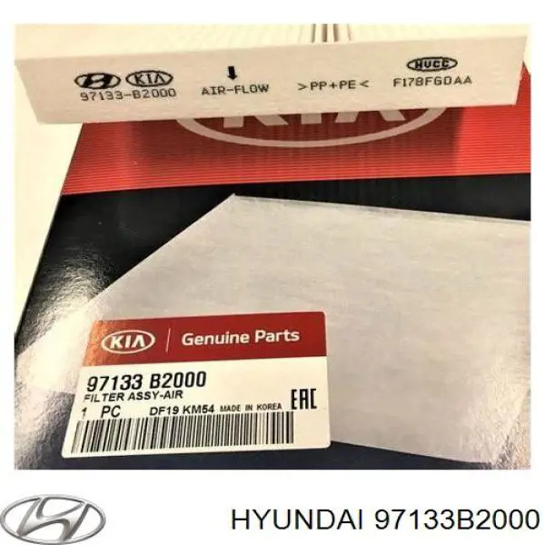 Filtro habitáculo 97133B2000 Hyundai/Kia