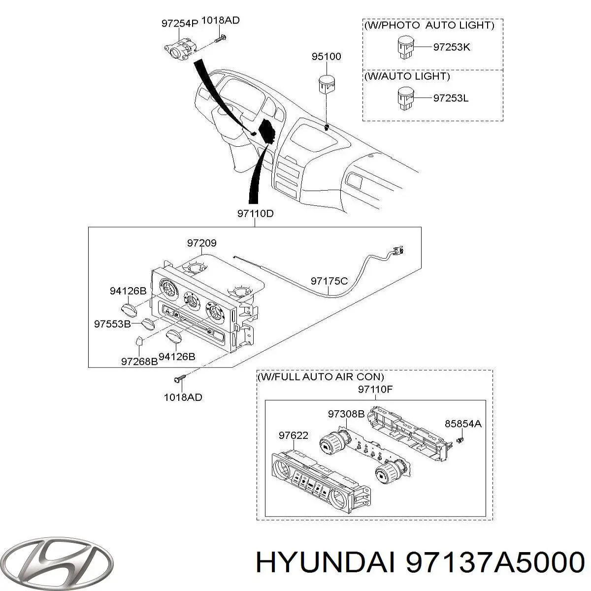 Купить 97137A5000 Hyundai/Kia 