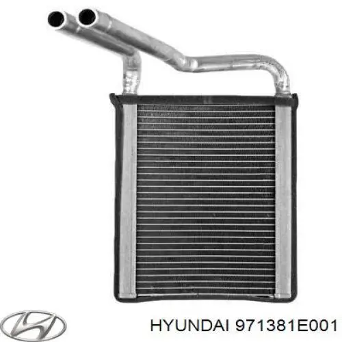 Купить 971381E001 Hyundai/Kia Радиатор печки