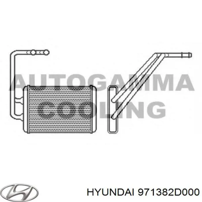 Радиатор печки (отопителя) Hyundai/Kia 971382D000 цена, от 44.59 USD