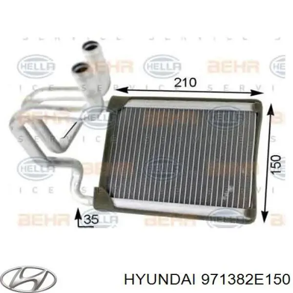 Радиатор печки (отопителя) Hyundai/Kia 971382E150 цена, от 52.86 USD