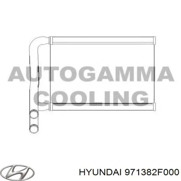Купить 971382F000 Hyundai/Kia Радиатор печки