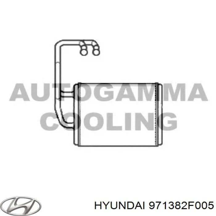  Радиатор печки KIA Cerato 2