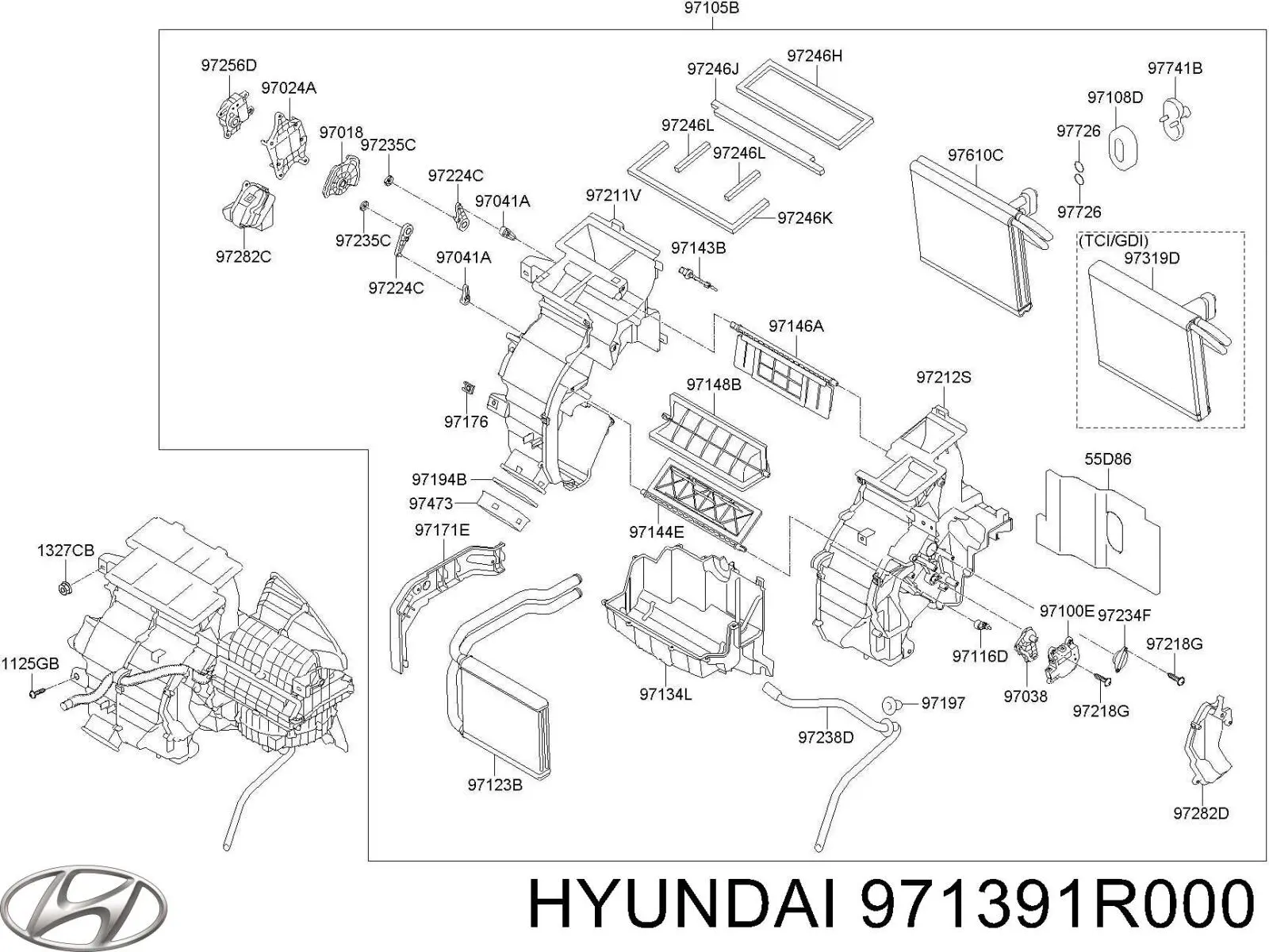  Испаритель кондиционера Hyundai Accent 