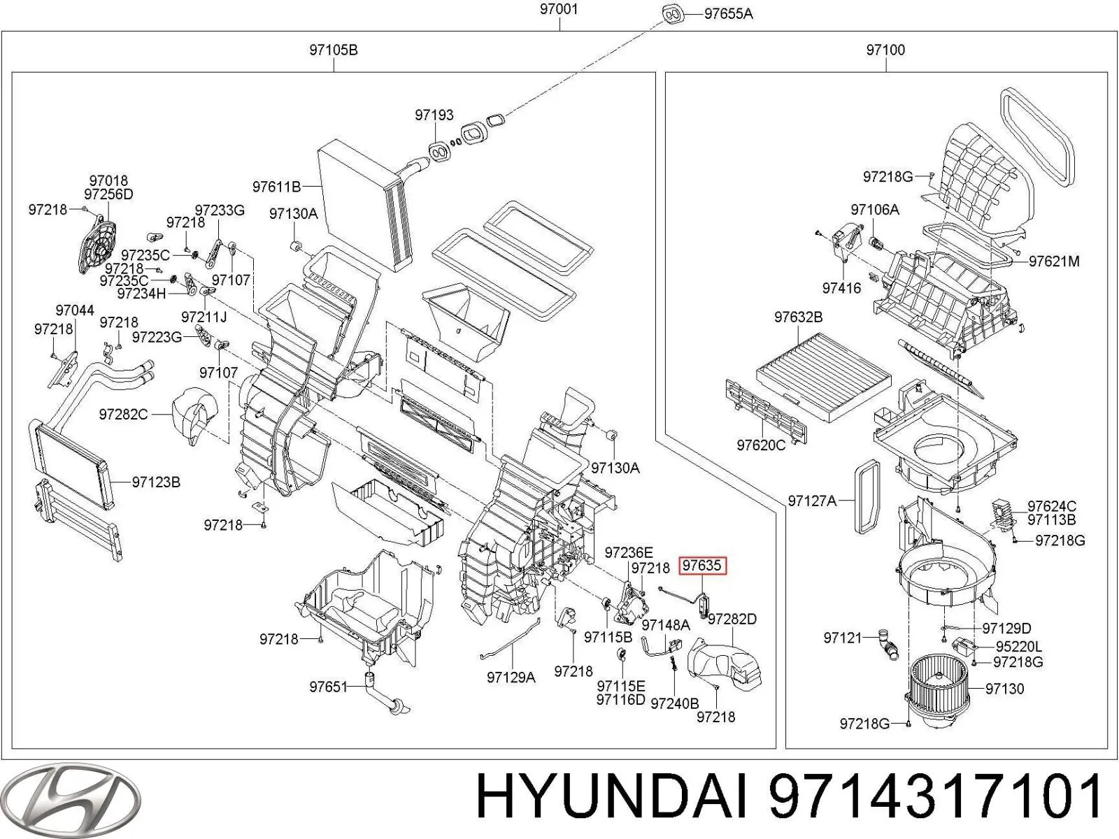  Hyundai/Kia 9714317101 цена, от 28.79 USD