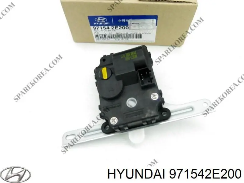 Привод заслонки печки Hyundai/Kia 971542E200