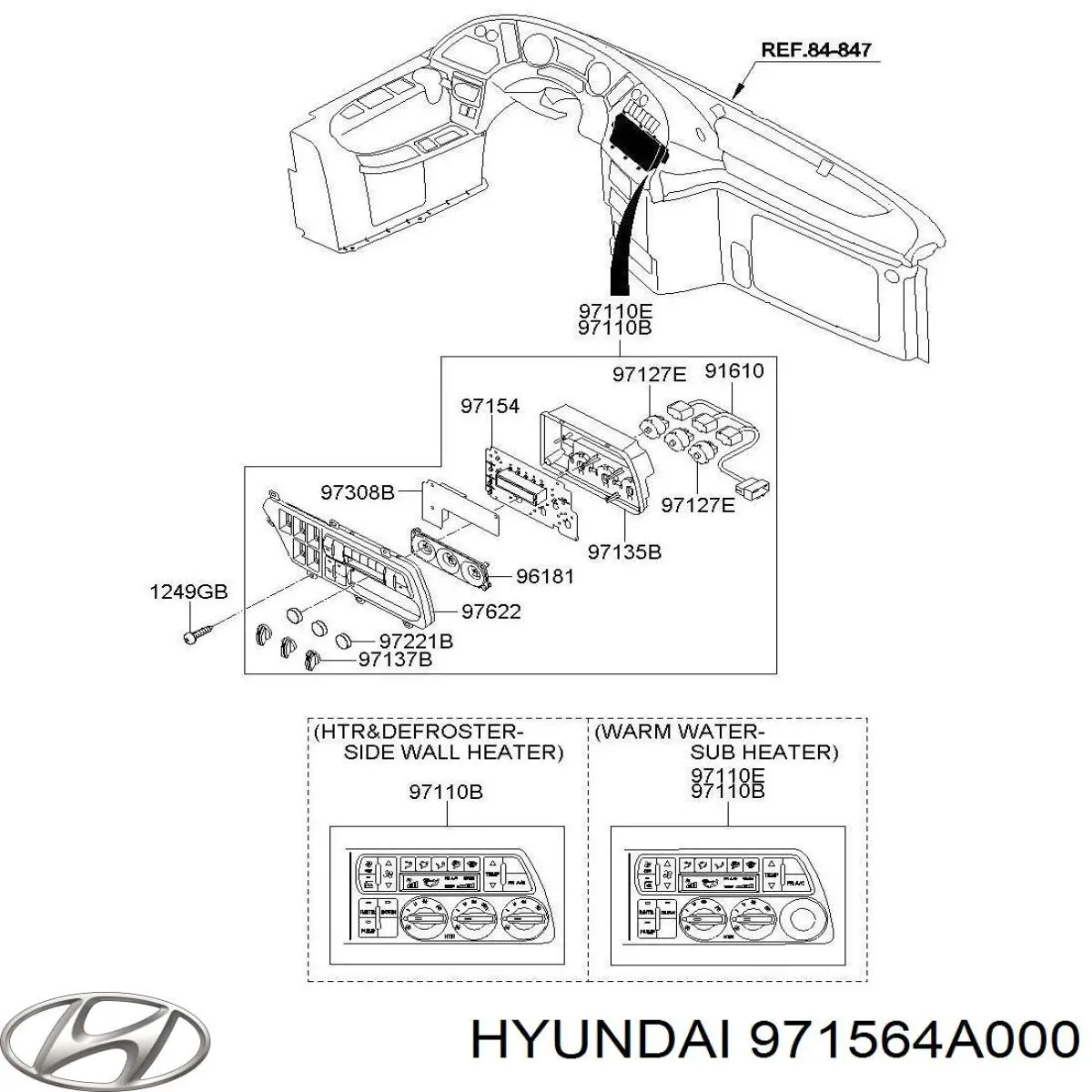  Hyundai/Kia 971564A000 цена, от 1.78 USD