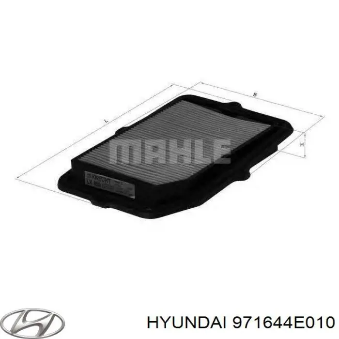 971644E010 Hyundai/Kia Внутрисалонный фильтр
