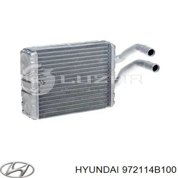 97211-4B100 Hyundai/Kia радиатор печки (отопителя задний)