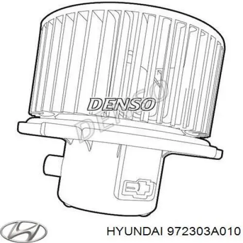 972303A010 Hyundai/Kia Motor de ventilador de forno (de aquecedor de salão)