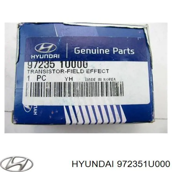 Resitencia, ventilador habitáculo 972351U000 Hyundai/Kia