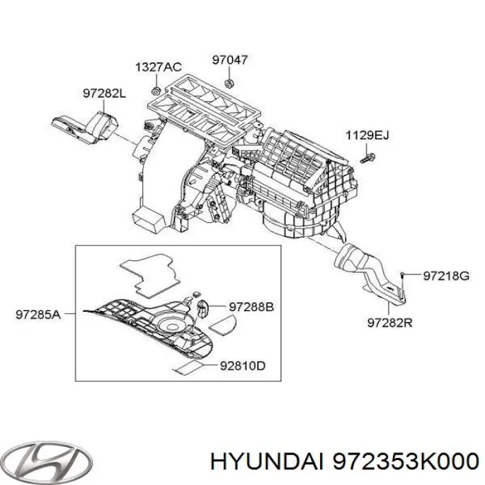 Реле отопителя Hyundai/Kia 972353K000 цена, от 11.49 USD
